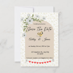 nice aesthetic wedding night invitation