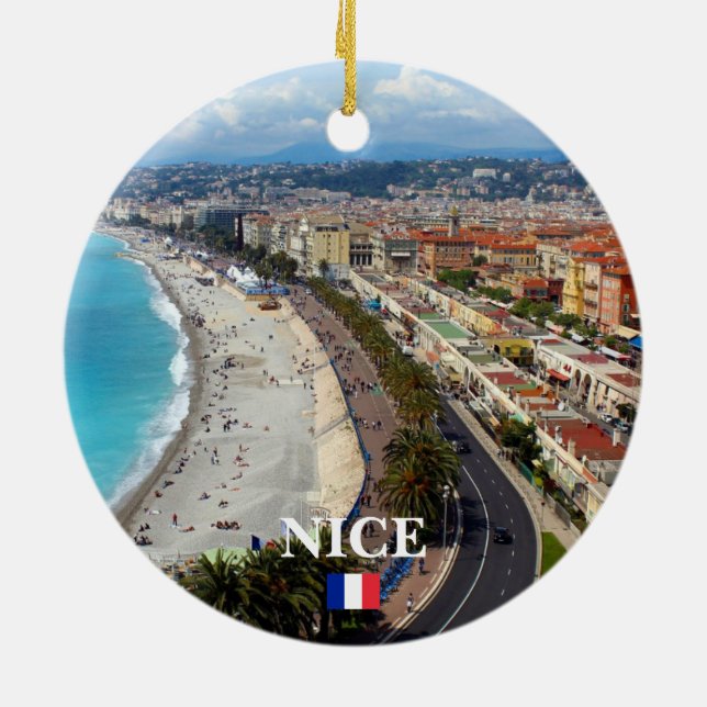 Nice and Eze Panoramic Ornament (Back)