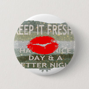 Nice and perfect save the date 2 inch round button
