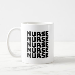 Nice Awesome Surgical Nurse, Colourful Repeated  Coffee Mug