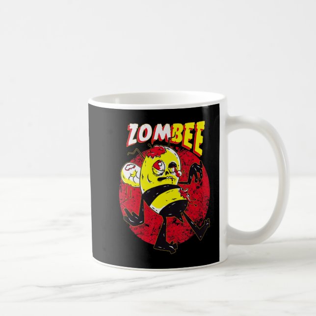 Nice Beekeeping Zombie Honeybee Zombee Beekeeper’s Coffee Mug (Right)