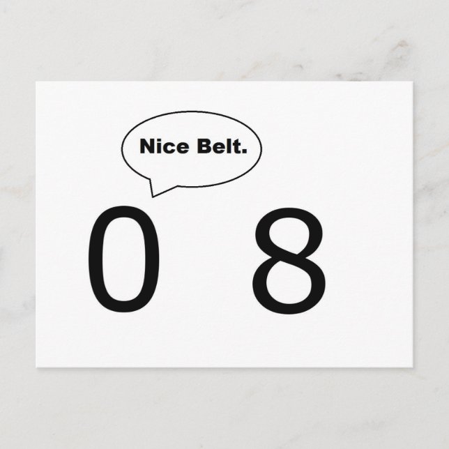 Nice Belt Postcard (Front)
