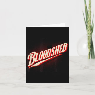 Nice Bloodshed Costume for Man and Woman Card