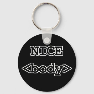 nice body html code keychain