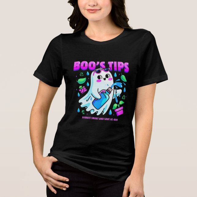 NICE BOO PHANTOM Tri-Blend SHIRT (Front)