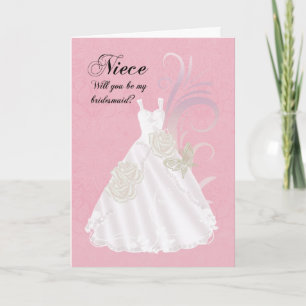Nice, Bridesmaid, Will You Be My Bridesmaid, Pink Invitation