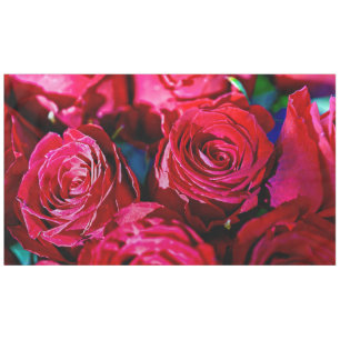Nice Bunch Of Red Roses Tablecloth