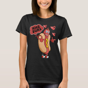 Nice Buns Nice Weiner Funny Valentines Day Couple  T-Shirt