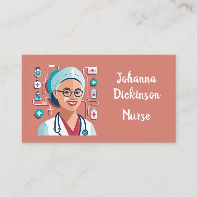 Nice Business Card design for nurses (Front)