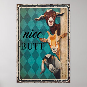 Nice butt - Home Decor Wall Art