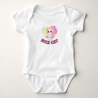 Nice CAT with my babies Baby Bodysuit