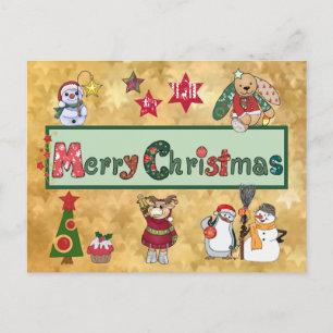 Nice Christmas Holiday Postcard