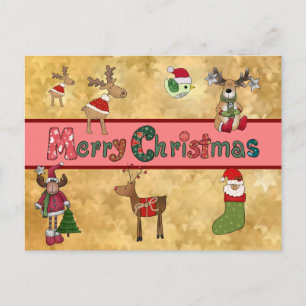 Nice Christmas Holiday Postcard