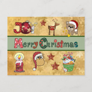 Nice Christmas Holiday Postcard