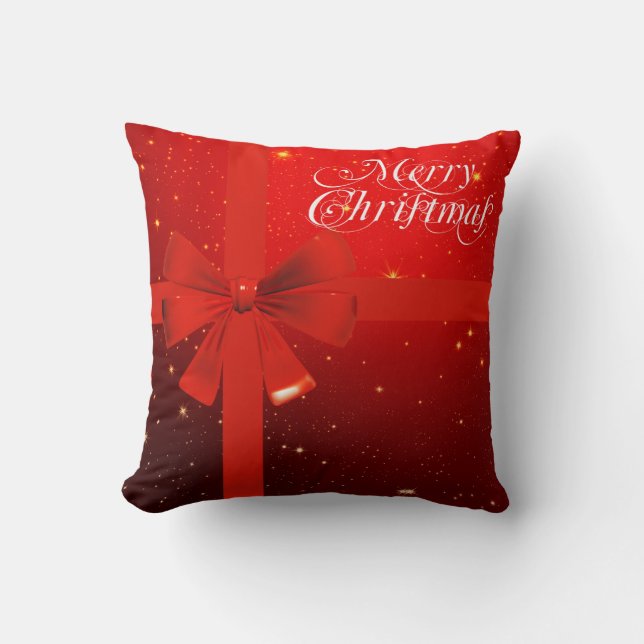 Nice Christmas Throw Pillow (Front)