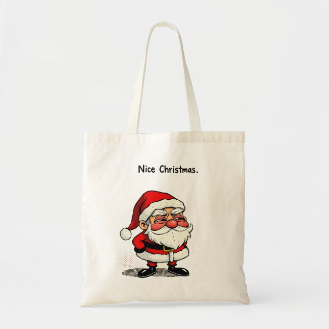 Nice Christmas Tote – ‘Santa’ Bag (Front)