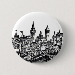 Nice city at France on the Mediterranean Sea 2 Inch Round Button