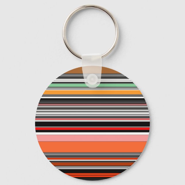 Nice colourful stripes keychain (Front)