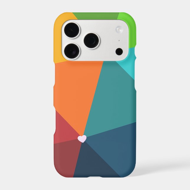 Nice colourful Triangles Pattern (Back)