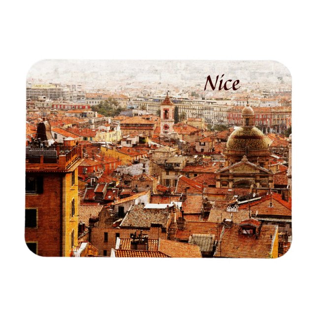 Nice, Cote d'Azur magnet (Horizontal)