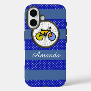 nice cycling personalized iPhone 16 case