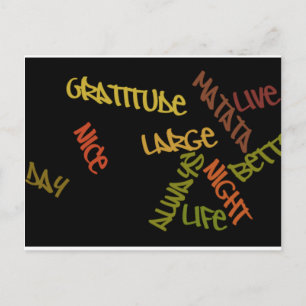 Nice Day Better Night Life Grands cadeaux carte po