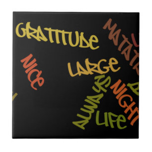 Nice Day Better Night Life Large gift ceramic tile