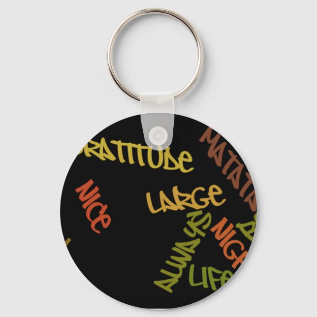 Nice Day Better Night Life Large gifts keychain (Front)