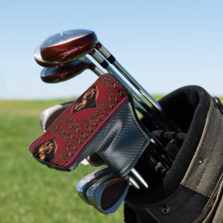 "Nice Day" Energy Golf Head Covers: Vibrant Red Fr Golf Head Cover