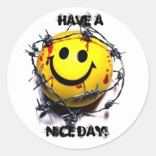 nice day - new, Have A , Nice Day! Classic Round Sticker