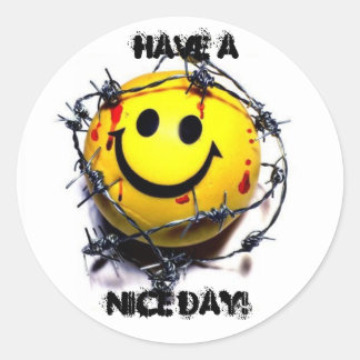 nice day - new, Have A , Nice Day! Classic Round Sticker