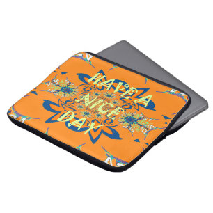 Nice day stylish modern unique laptop sleeve