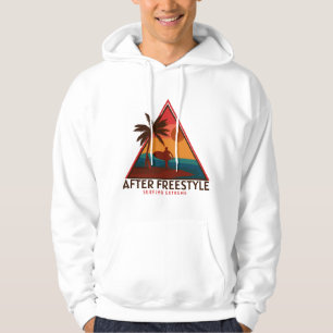 Nice Design After Freestyle Retro Silhouette  Hood Hoodie