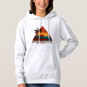 Nice Design After Freestyle Retro Silhouette  Hoodie