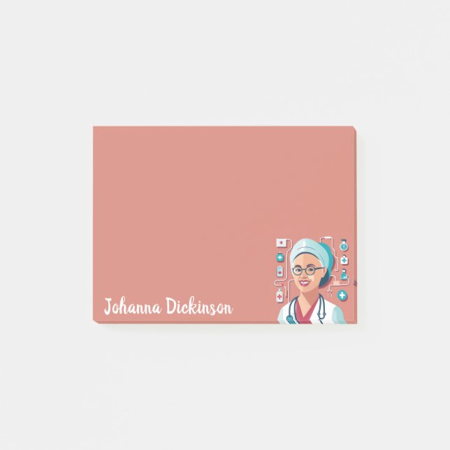 nice design for nurses post-it notes (Front)
