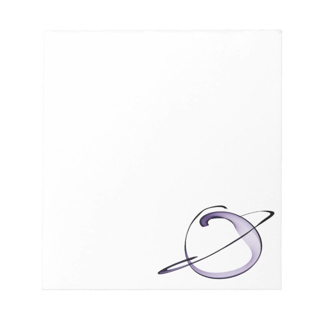 nice drawing small planet notepad (Front)