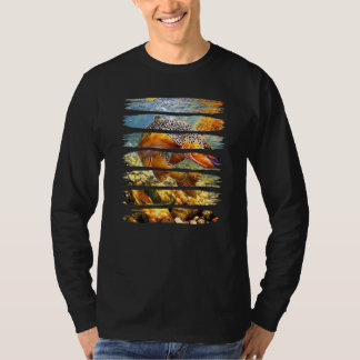 Nice Fish Fishing Heartbeat T-Shirt