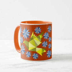 NICE FLOWER BIRD GIFT  MUG