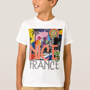 Nice France, Boy's Graffiti Mural Shirt 2