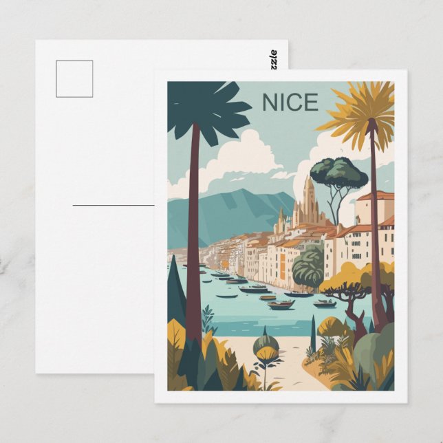 Nice France Famous Travel Place Postcard (Front/Back)