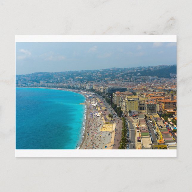 Nice France located in the French Riviera Postcard (Front)