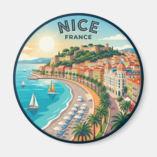 Nice France Magnet (Front)