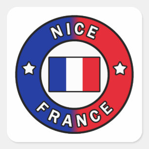 Nice France Square Sticker