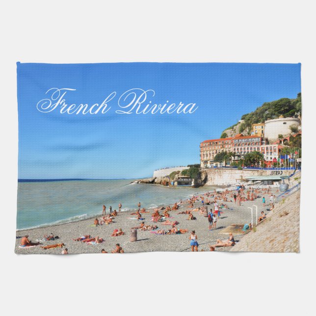 Nice. French Riviera Kitchen Towel (Horizontal)