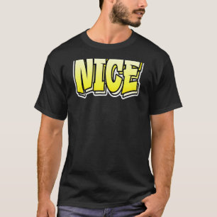 Nice Graffiti Style That Says Nice Christmas 2 T-Shirt