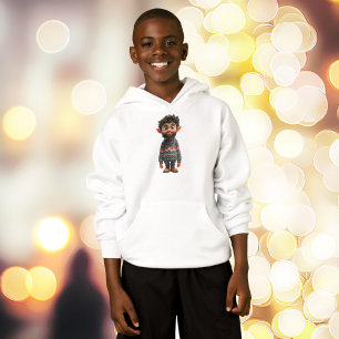 Nice Guy Christmas Elf Boy's Hoodie