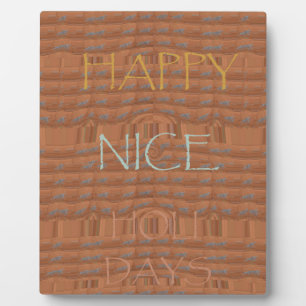 Nice Happy Kenya Red  Zebra Hakuna Matata motif De Plaque