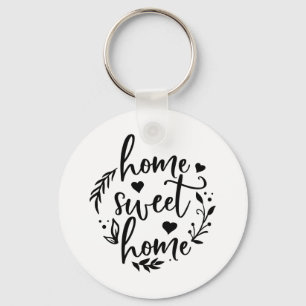 Nice Home Design Home Sweet Home Keychain