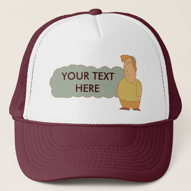 Nice Jewish boy Customizable hat (Front)