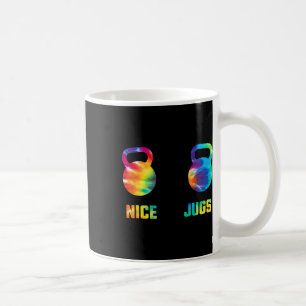 Nice Jugs Funny Kettlebell Breast Gym Humour Tie D Coffee Mug